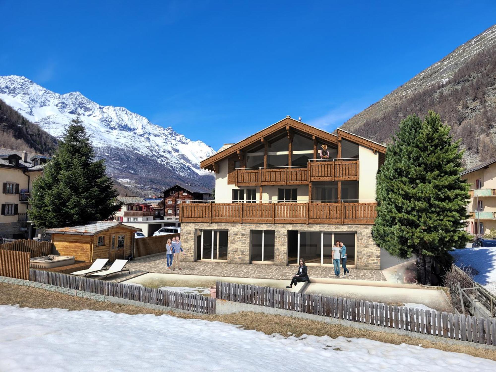 Chalet Wiesengrund Edelweiss 6P Saas-Almagell Zewnętrze zdjęcie